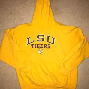 Yellow LSU hoodie